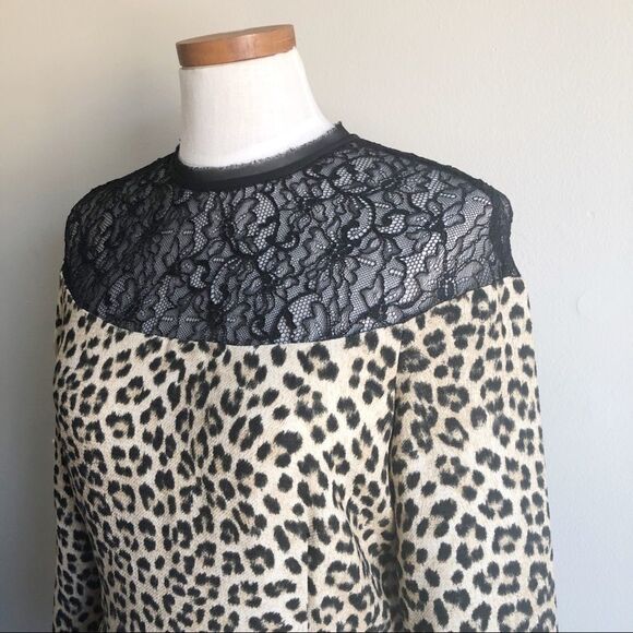 Zara Cheetah print fit & flare midi dress Preowned - Picture 3 of 7